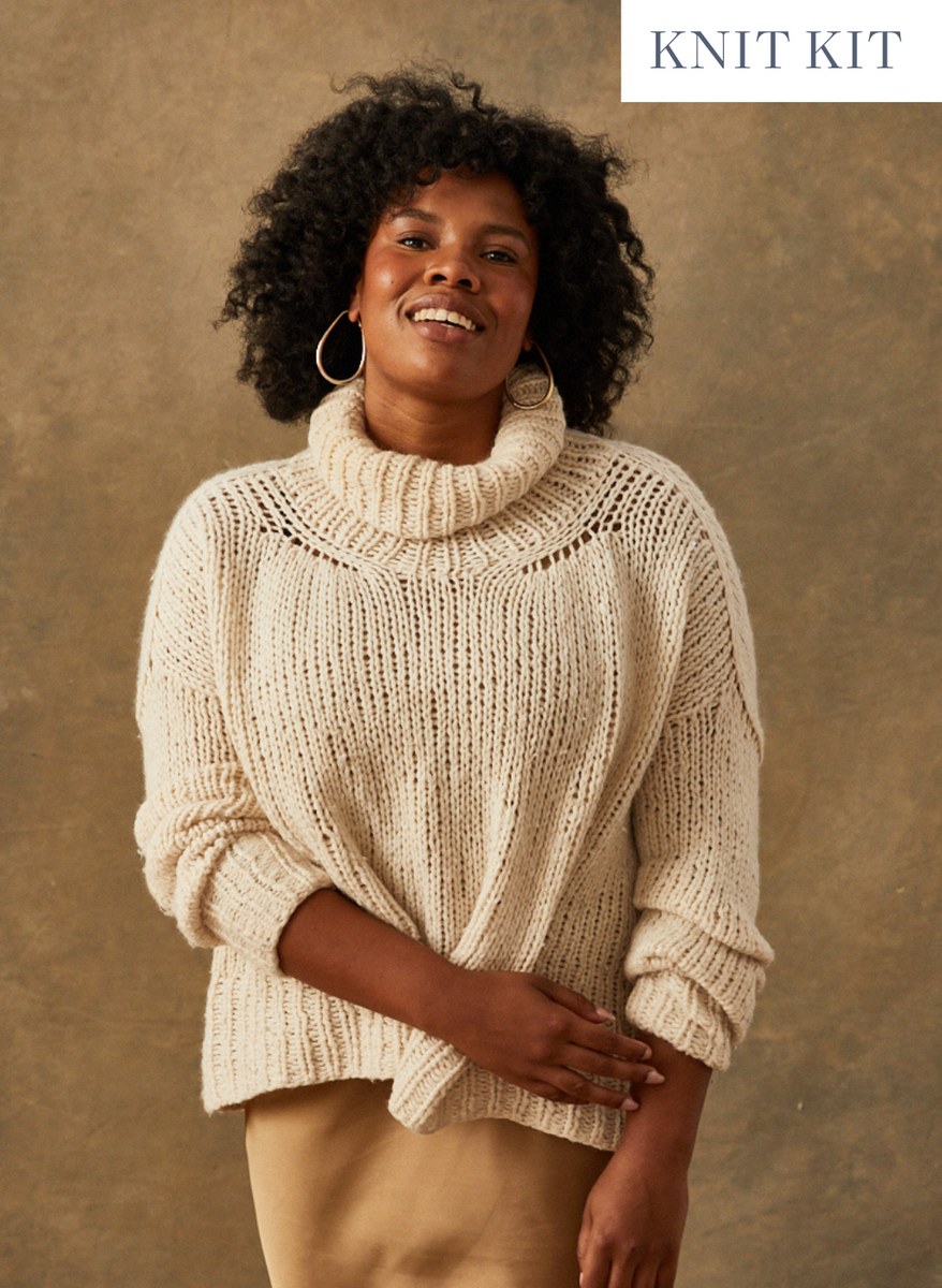 Third Piece Knit Kit: The Teddy Sweater