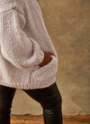 Hand-Knit:  The Ashley - Oversized Cardigan with Pockets