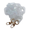 Cthru Purses - Marble & Frosted Acrylic Chains 2 Sizes - Assorted Colors: Crossbody 47.25 inches / Marble Butter