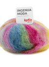 Ingenua Moda - Striping Mohair - 104 Fuchia, Gold, Grass