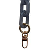 Bag Strap - Marble & Frosted Acrylic Chains 2 Sizes - Assorted Colors: Short Shoulder 23.6 inches / Marble Grey