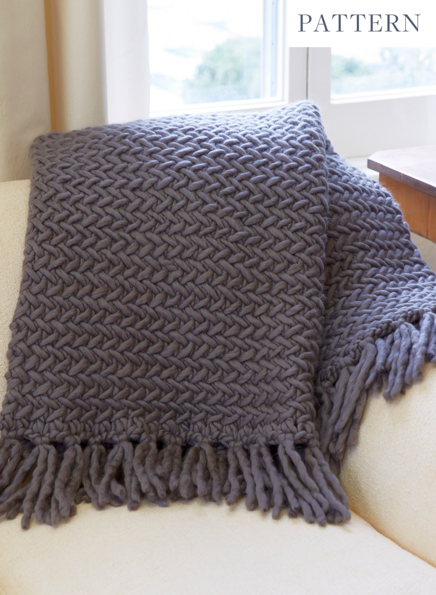 PATTERN Herringbone Blanket – Third Piece - Main Image