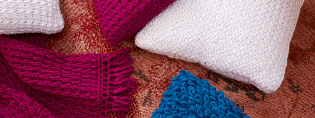  knitting patterns home blanket pillow