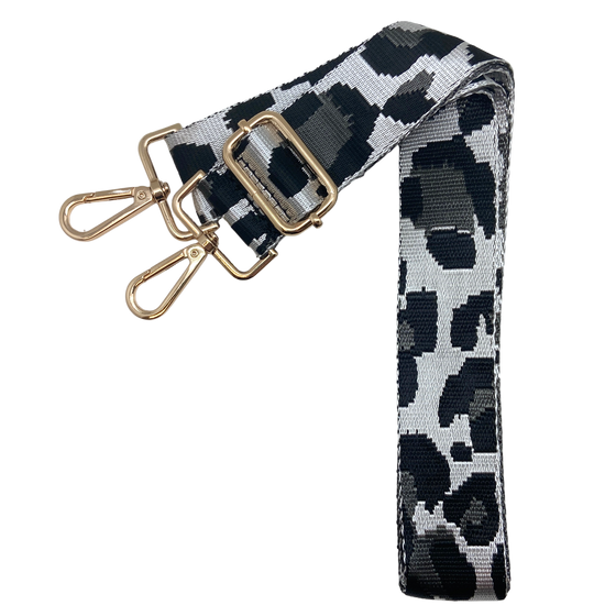 Bag Strap - Skinny Leopards - Assorted: Olive / Gold