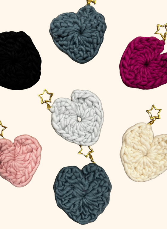Heart Crochet - Key Chain