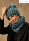 Knit Kit:  The Kendall - *Make Your First Hat* Intermediate