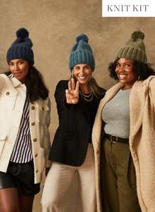  Knit Kit:  The Kendall - *Make Your First Hat* Intermediate