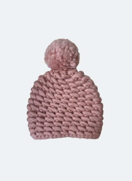 Kids Collection:  Hand-Knit Noho in Vintage Rose (5-7yo)