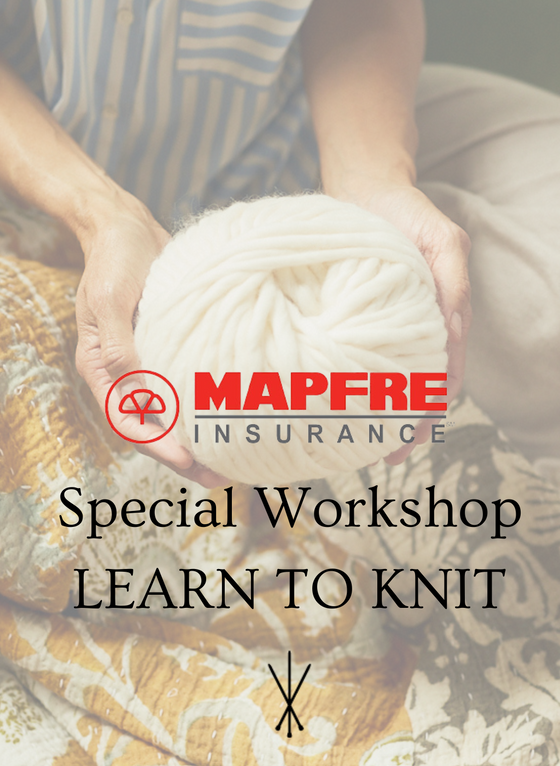 Private Workshop - MAPFRE Insurance Learn to Knit Workshop