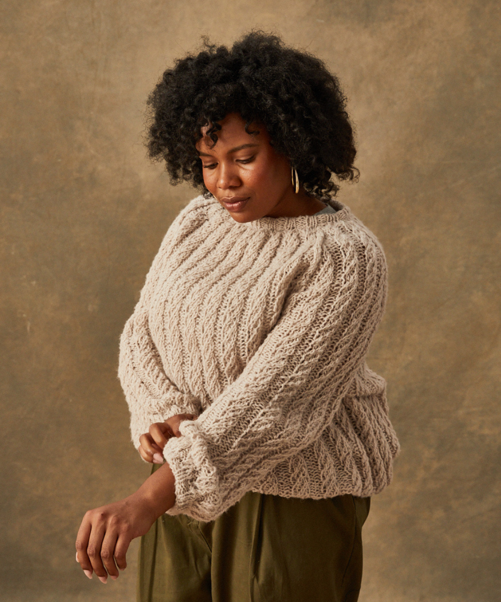 Third Piece Knit Kit: The Teddy Sweater