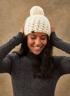 Ready-Knit: The Noho - Fitted Beanie with Wool Pom Pom