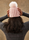 Hand-Knit: The Noho - Fitted Beanie with Alpacal Pom Pom