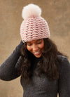 Ready-Knit: The Noho - Fitted Beanie with Alpacal Pom Pom