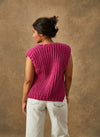 Hand-Knit: The Ava - Hand-Knit Merino Rib Vest