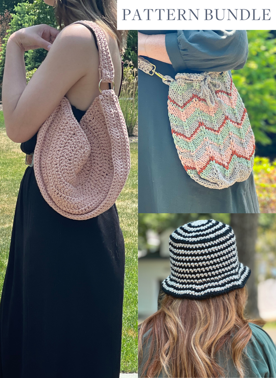 Pattern Bundle - The Amalfi, The Casablanca, and The Barcelona Classic Bucket Hat