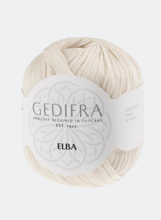 Elba - 100% Cotton Tape Yarn - Cream