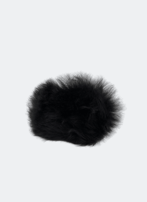 Xx - Alpaca Wool Pom Pom - Caviar