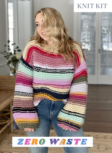  Knit Kit: Limited Edition Zero Waste Sofie Sweater - Advanced Beginner Level