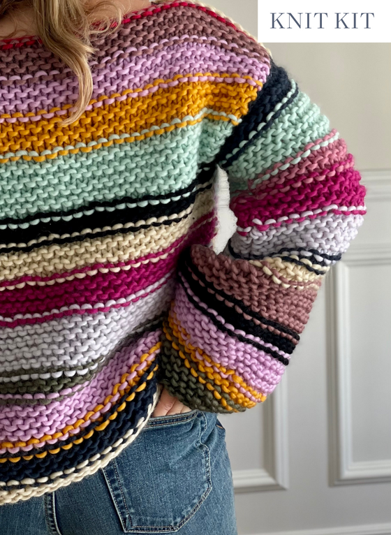 Knit Kit: Limited Edition Zero Waste Sofie Sweater - Advanced Beginner Level