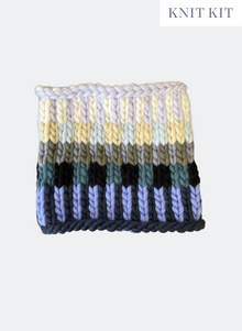  Knit Kit: Limited Edition Zero Waste Geometric Cowl - Advanced Level