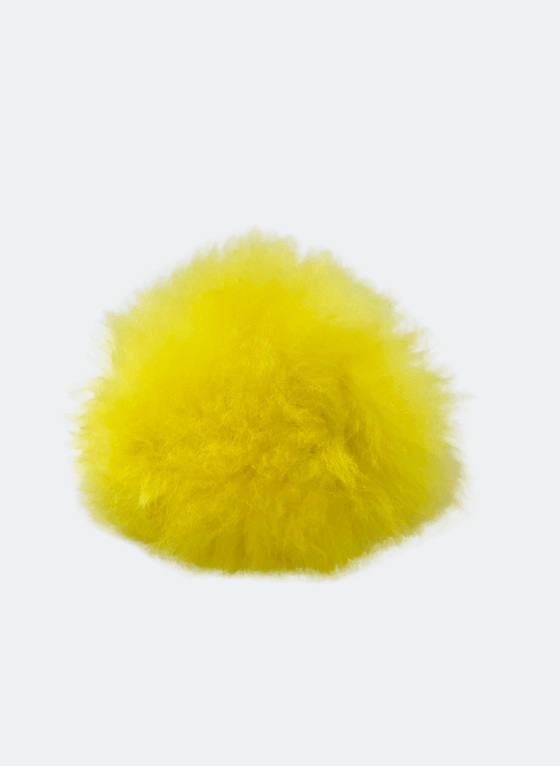 Alpaca Wool Pom Pom - Canary