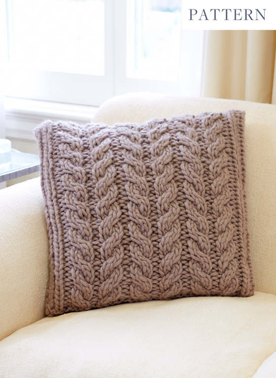 PATTERN - The Twisted Cable Pillow