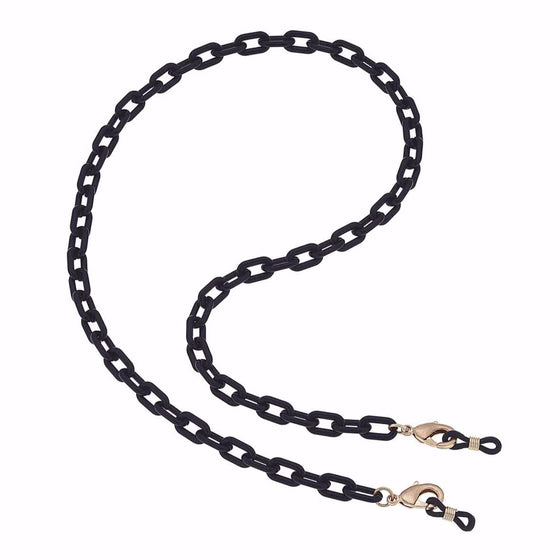SALE: Mask Chain - Black Resin Chain 3-in-1 Holder & Necklace